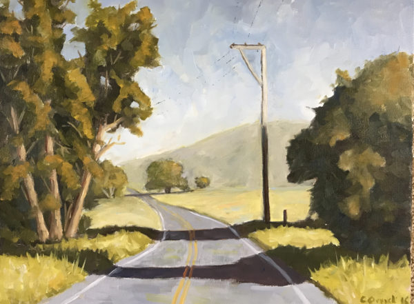 #328 - Country Road, Near Novato, 16″ x 20″