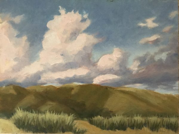 #404 - Clouds Above Stinson, 9"x12"