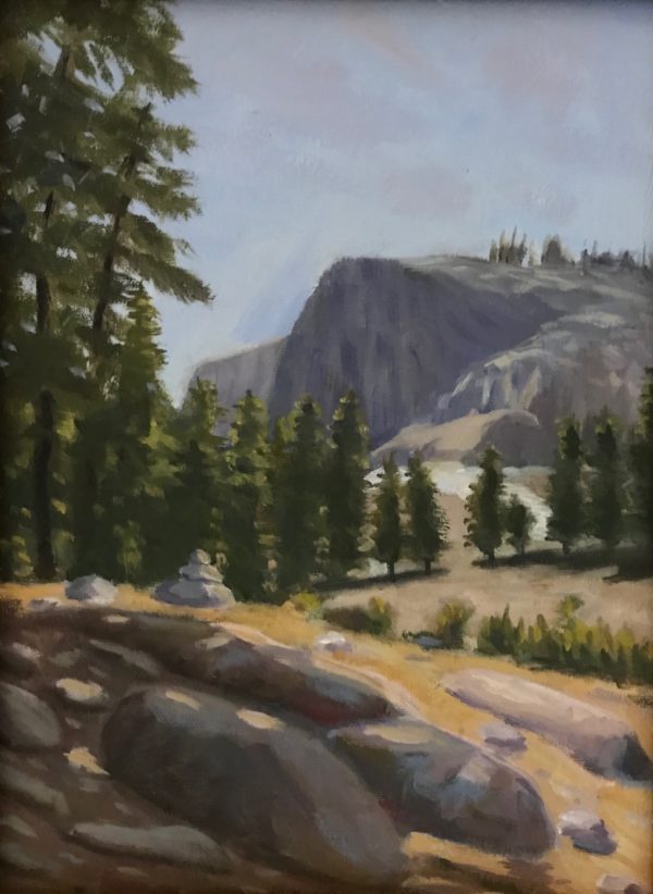 #436 - Sierra Cliffs, 9"x12"