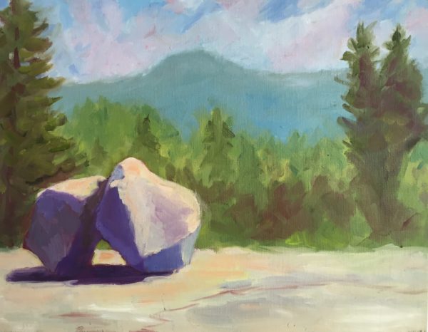 #50 - Two Erratics II, 11"x14"